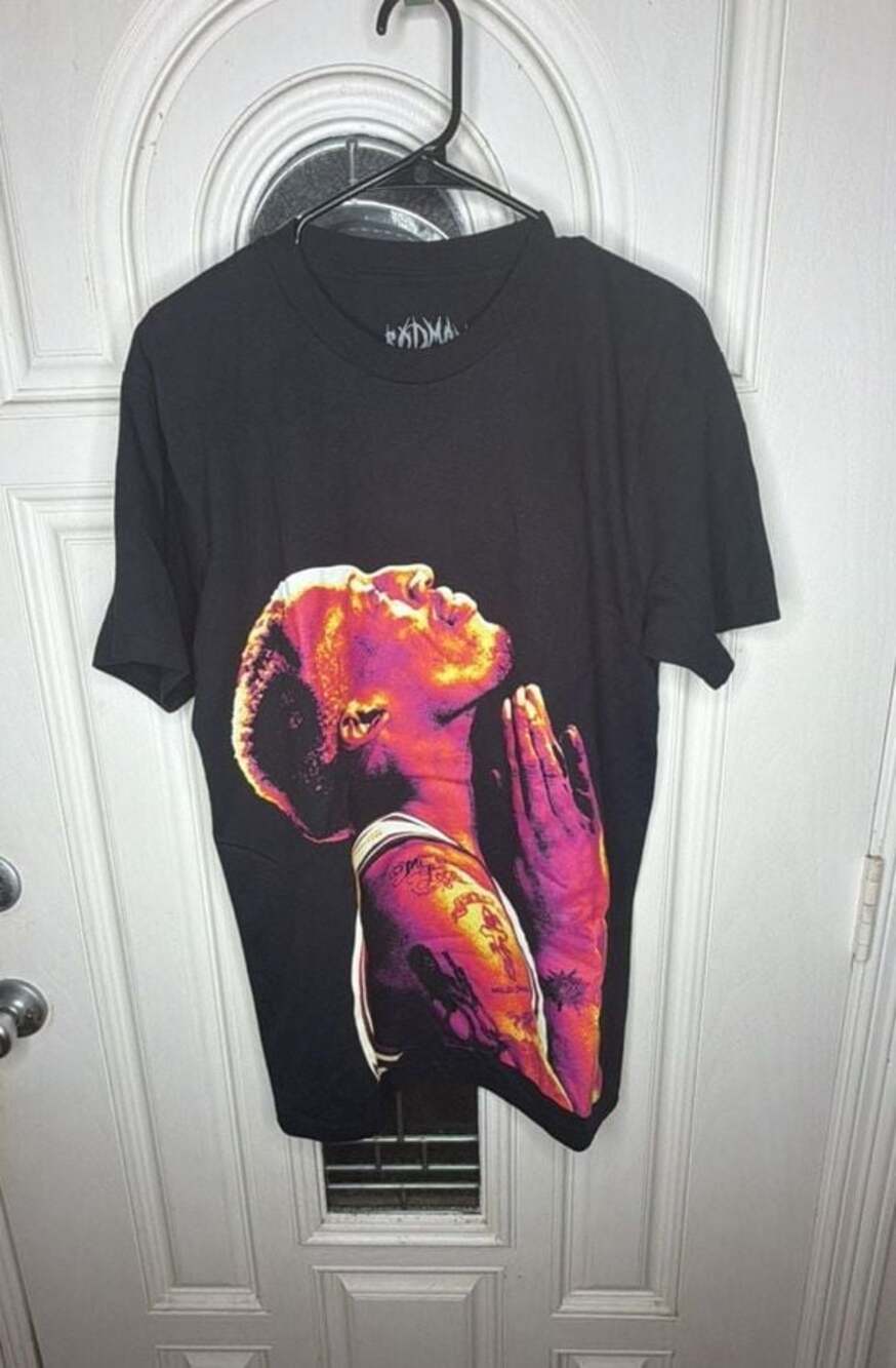 Rodman Apparel Dennis Rodman Praying Graphic T-Shirt